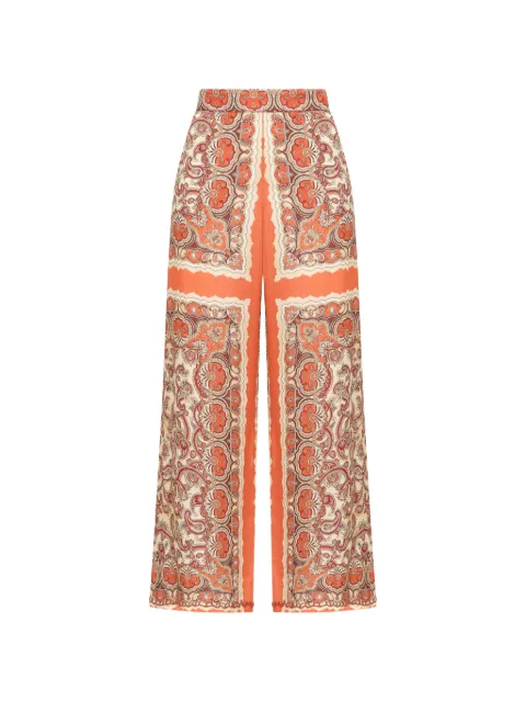MALIPARMI Sunset paisley-print trousers Neutrals JH805350662B1294