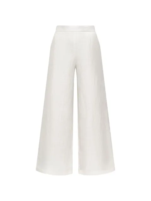 MALIPARMI floral-jacquard trousers White JH80534010210001