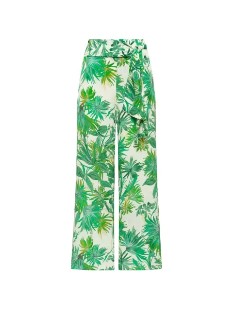 MALIPARMI botanical jungle trousers Green JH806050663D6091
