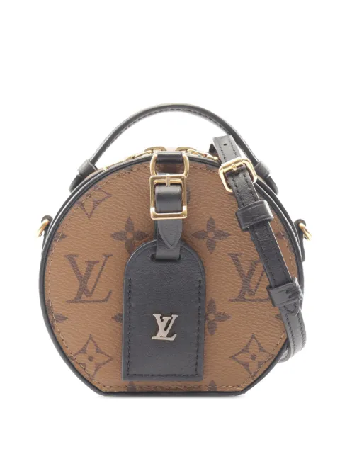 Louis Vuitton Pre-Owned 2021-2026 Monogram Reverse Mini Boite Chapeau satchel Brown Q2W208CPOWLE12SB