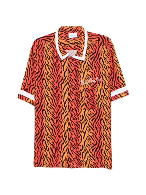 BLUE SKY INN Waiter tiger-print shirt Orange BS2601016