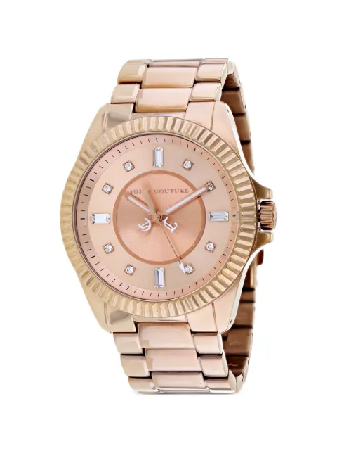 Juicy Couture Stella fluted bezel 40mm watch Pink 1900927