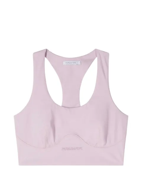 Patrizia Pepe Self Retreat racerback top Purple 2I0154J414M564