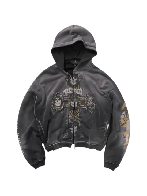 Represent Guns N' Roses print hoodie Grey MLM10076004