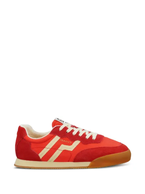 Gant Beylana suede striped sneakers Red 32531183