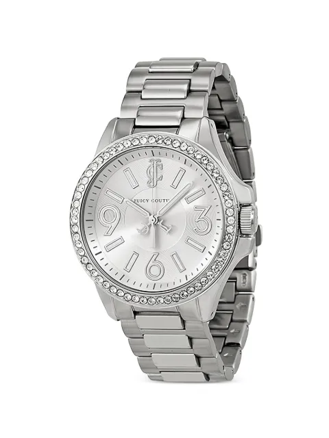 Juicy Couture Jetsetter 38mm watch Silver 1900958