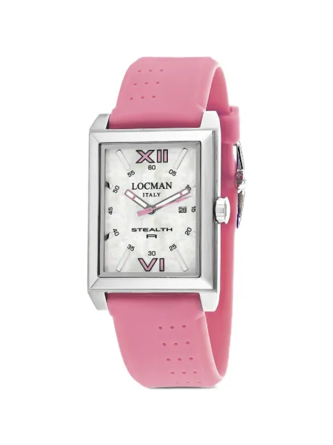 Locman Italy Stealth R mother-of-pearl 20mm watch White 241MOPPK1PK