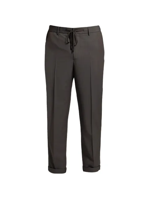 Peserico drawstring turn-up trousers Grey R54295D02561