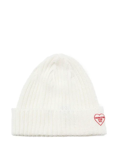 Undercover x Kijima Takayuki logo-patch beanie White UC1F4H031