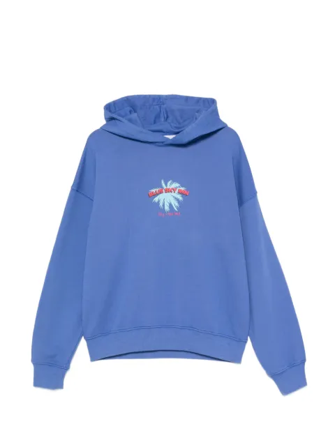 BLUE SKY INN graphic-print hoodie Blue BS2601011