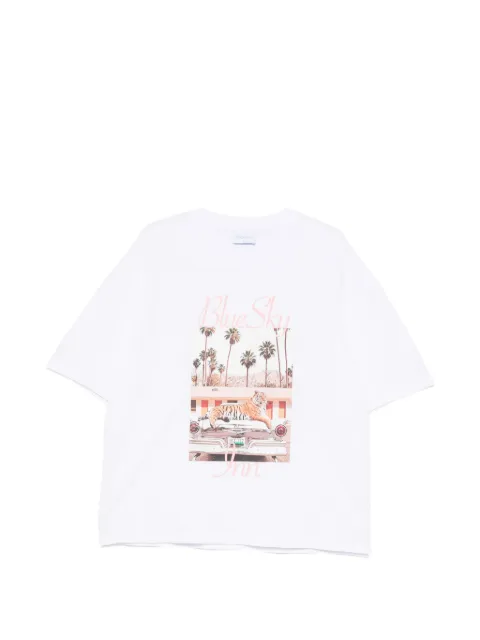 BLUE SKY INN Tiger Tee T-shirt White BS2601003