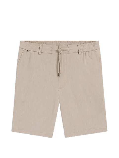BOSS drawstring elastic-waistband shorts Neutrals 50557537