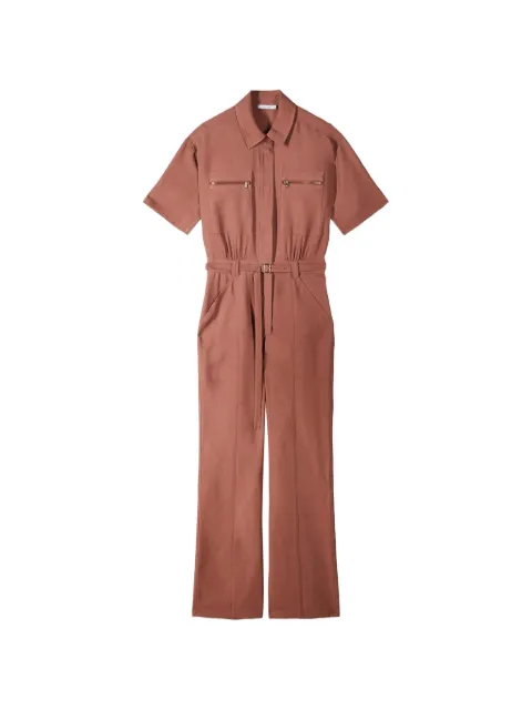 Patrizia Pepe belted jumpsuit Brown 2T0099A573B885
