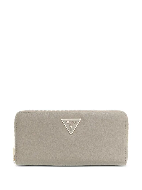 GUESS USA Laurel triangle-logo maxi wallet Grey SWBG7459146