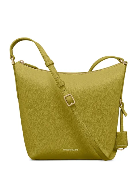 MAISON de SABRÉ The Zipped bucket bag Green ZIBUCT
