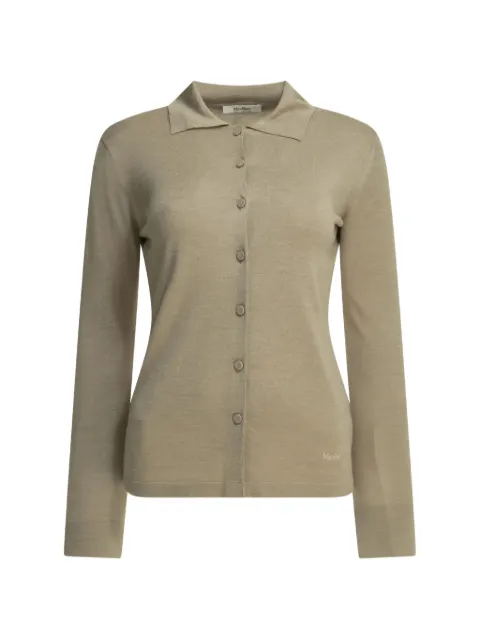 Max Mara button-up collared cardigan Neutrals 2611341029600