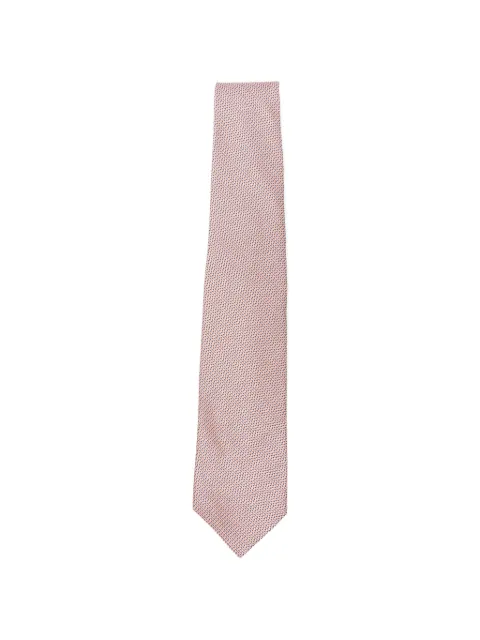 Kiton geometric-pattern silk tie Pink UCRVKRC08L2705001MULTICOLOUR