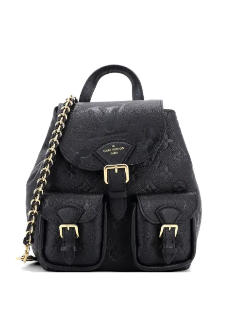 Louis Vuitton Pre-Owned Backup Monogram Empreinte Leather backpack Black WPA7KYILNJIG1HX3