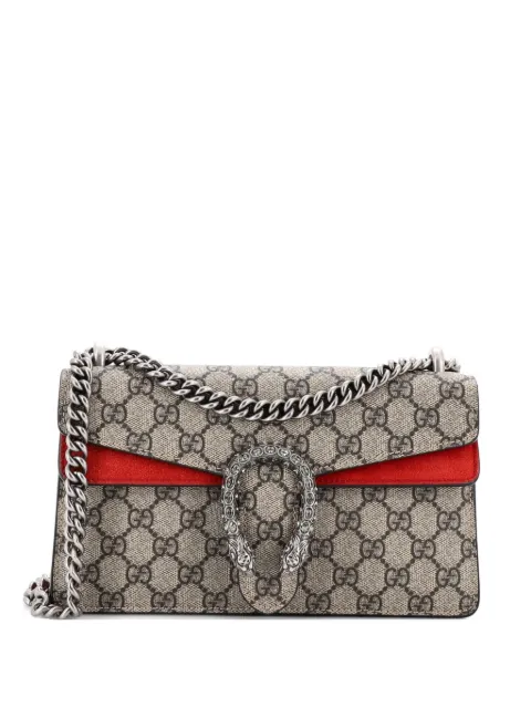 Gucci Pre-Owned Dionysus Bag GG Coated Canvas with Crystal Embellished Metal Small shoulder bag Red Q5IH9MGBJ11P07W5