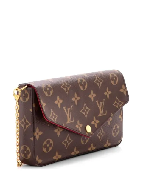 Louis Vuitton Pre-Owned Felicie Pochette Monogram Canvas crossbody bag Brown AR7RFFN6N9ZLLYG8