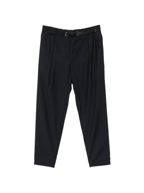 White Sand pinstriped Cordura pants Blue 26SU80172