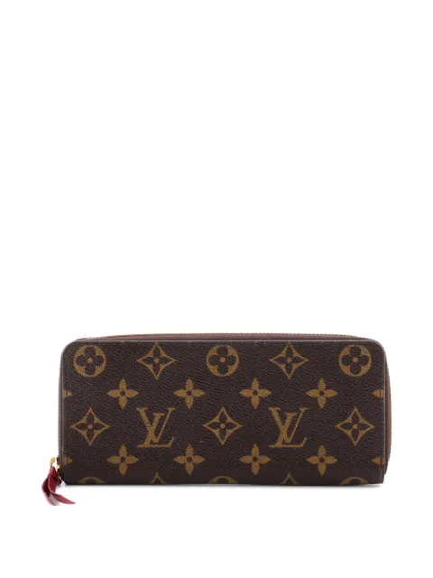 Louis Vuitton Pre-Owned Clemence Wallet Monogram Canvas small wallets Brown I3WV02K4RQQEAYQI