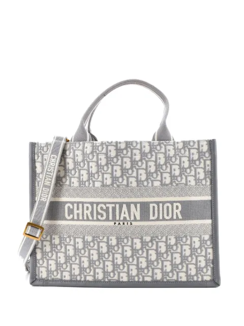 Christian Dior Pre-Owned Book with Strap Oblique Canvas Medium tote bag Grey FYHGYEMBOMQBAE2S