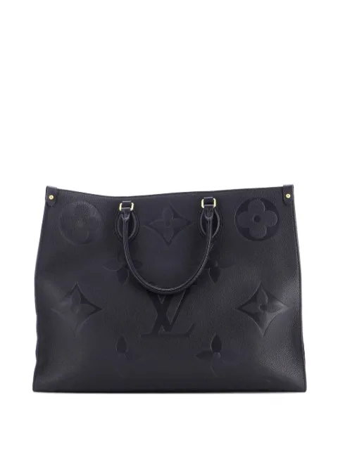 Louis Vuitton Pre-Owned OnTheGo Monogram Empreinte Giant GM tote bag Black 1GJEXSNYM5GAIGSM