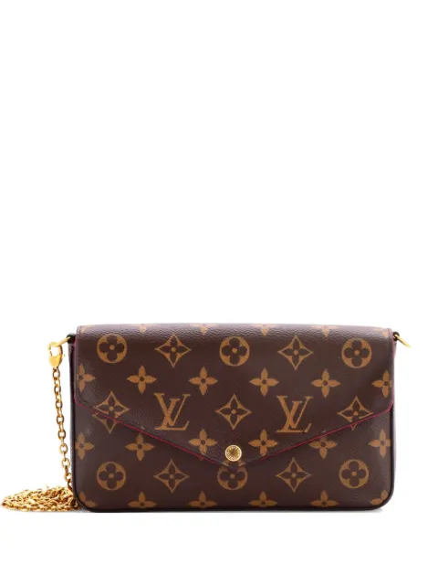 Louis Vuitton Pre-Owned Felicie Pochette Monogram Canvas crossbody bag Brown UBPI2HXFFOUFCKPG