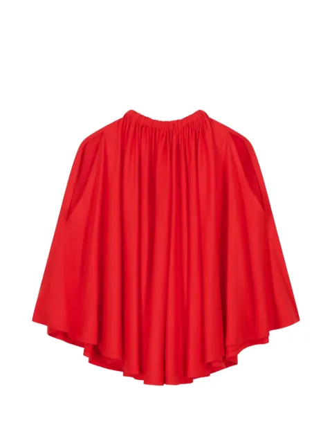 Coperni asymmetric draped blouse Red COPT137F5100