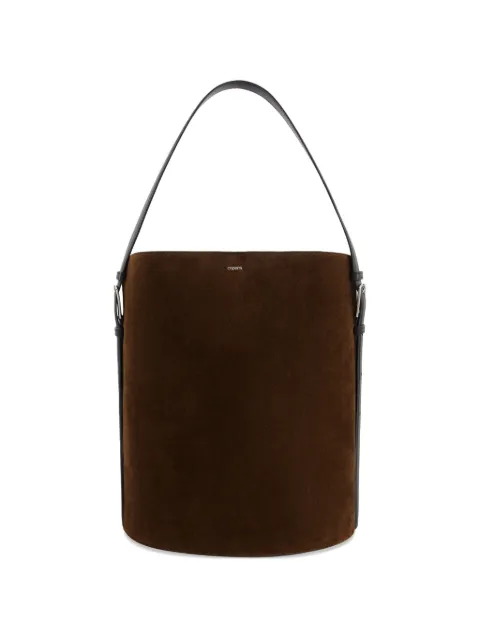 Coperni ergonomic suede tote bag Brown COPBA126F6049