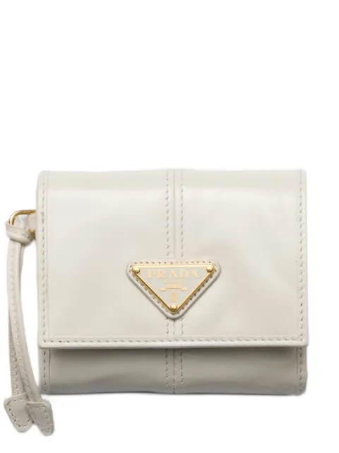 Prada small leather wallet Neutrals 1MH0432CYR