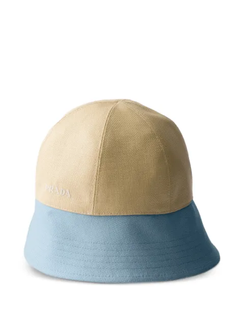 Prada canvas hat Neutrals 1HC5132ZP4