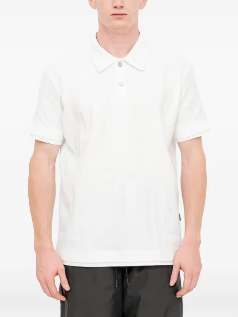 Juun.J ribbed-knit polo shirt White JC6342P511