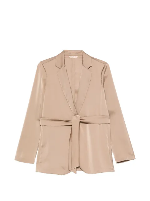 Pennyblack belted satin-finish jacket Neutrals 2611041072200