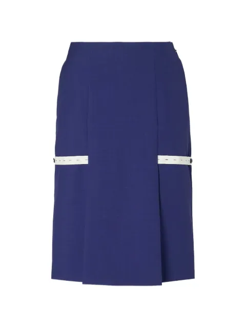 FENDI panelled midi skirt Blue FQ7721AW7U