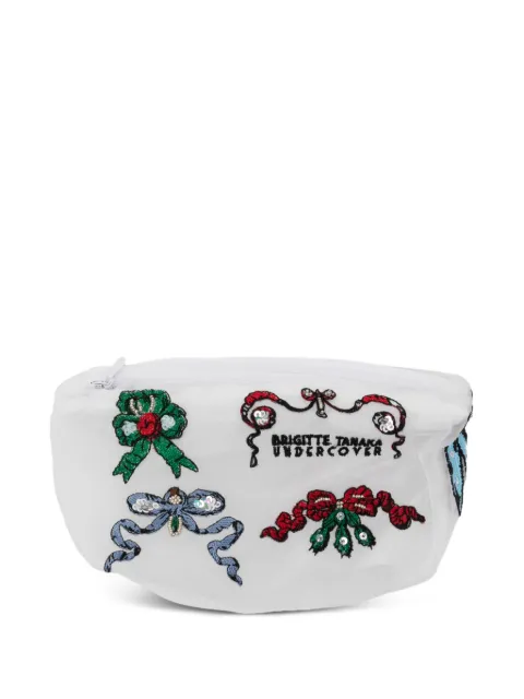 Undercover x Brigitte Tanaka embroidered wallet White UC1F1P01