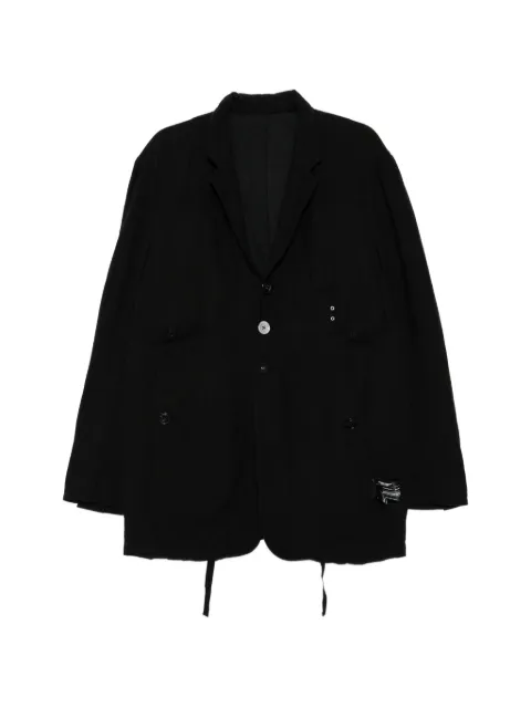 Undercover linen blazer Black UC1F41032