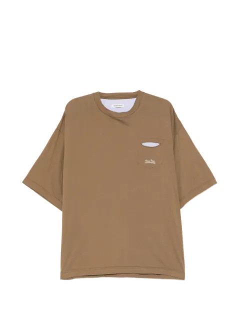 Undercover panelled T-shirt Brown UP1F4805BG