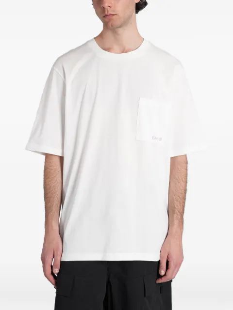 Peacemaker Oamc graphic-print chest-pocket T-shirt White PCM3OT03FJE001