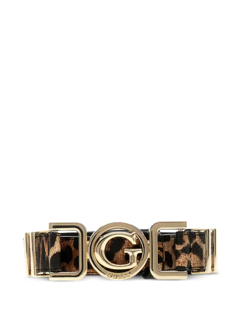 GUESS USA Cirene leopard-print belt Brown BW9331P6125