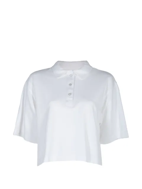 Citizens of Humanity Lowen cropped polo shirt White 94381828