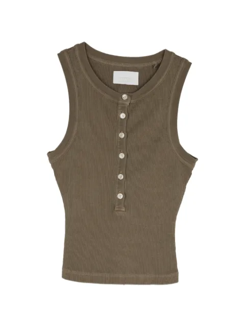 Citizens of Humanity Caralyn ribbed-knit tank top Green 94353004S26