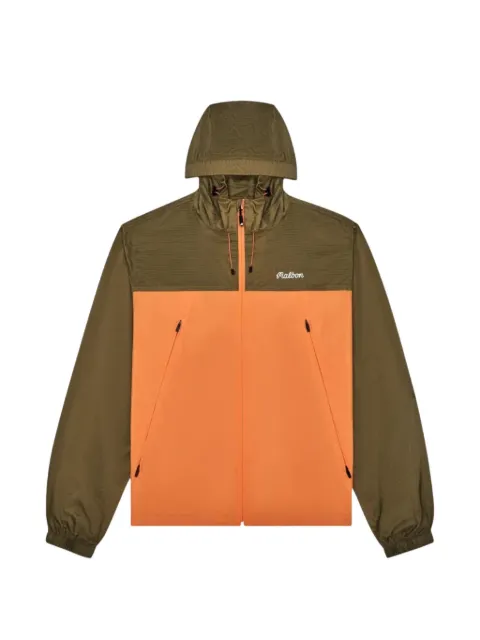 Malbon Golf Caribe colour-block jacket Green M9804OLVMLD