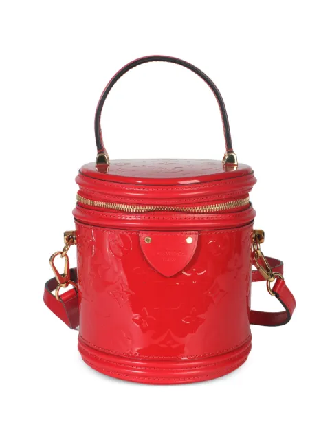 Louis Vuitton Pre-Owned 2019 Monogram Vernis Cannes bucket bag Red 150961