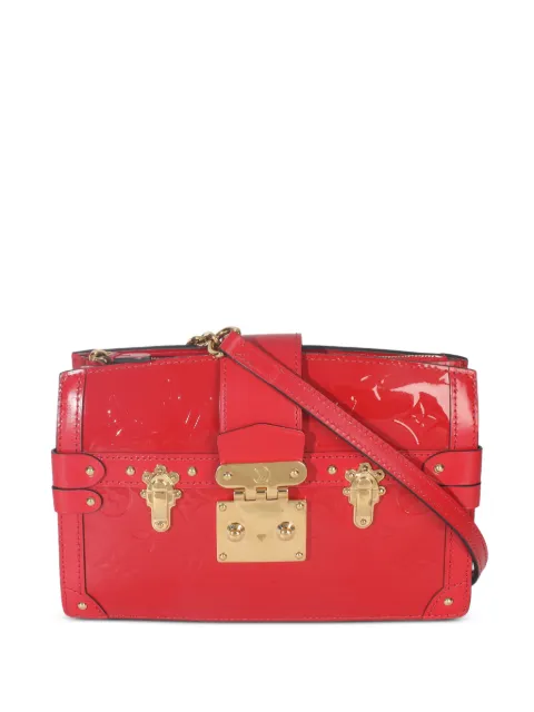 Louis Vuitton Pre-Owned 2021-2025 Monogram Vernis Trunk shoulder bag Red 150828