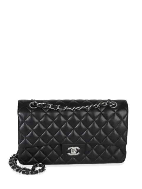 CHANEL Pre-Owned 2021-2025 quilted Double Flap shoulder bag Black 152603
