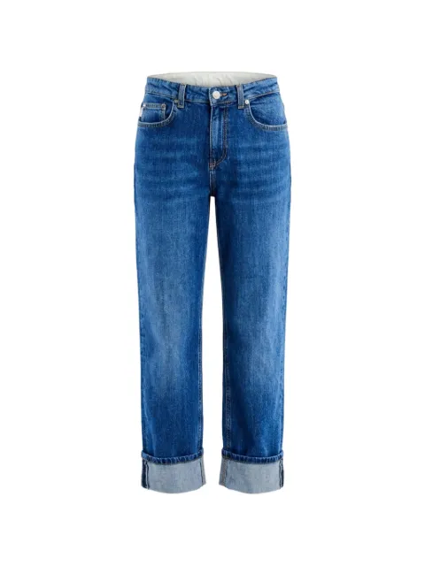 VICOLO Maggie faded turn-up jeans Blue DAB5018