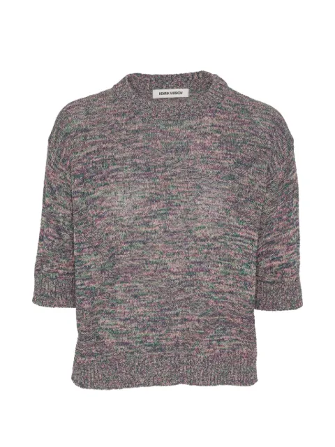 Henrik Vibskov ribbed-trim sweater Pink SS26KEYF704