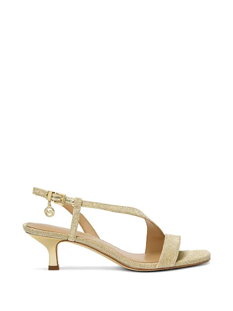 Michael Kors 50mm Jaida sandals Gold 40S6JDMS1D